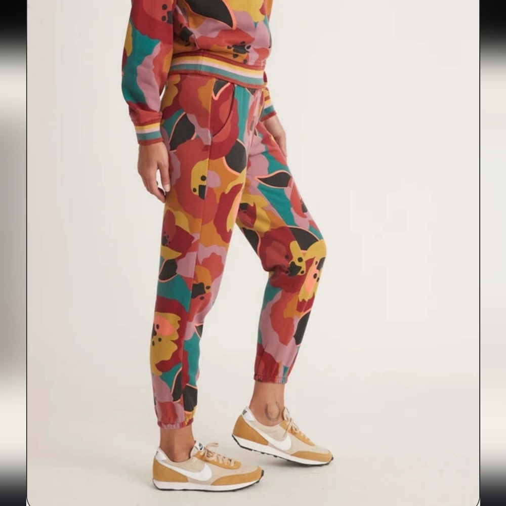 Marine Layer, Amelia Sweatpants, In Prints, Size Medium - Picture 5 of 12